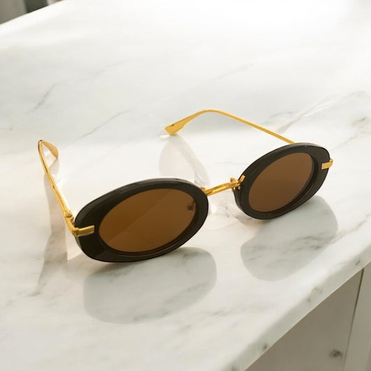 Zaria Black and Light Brown Lenses